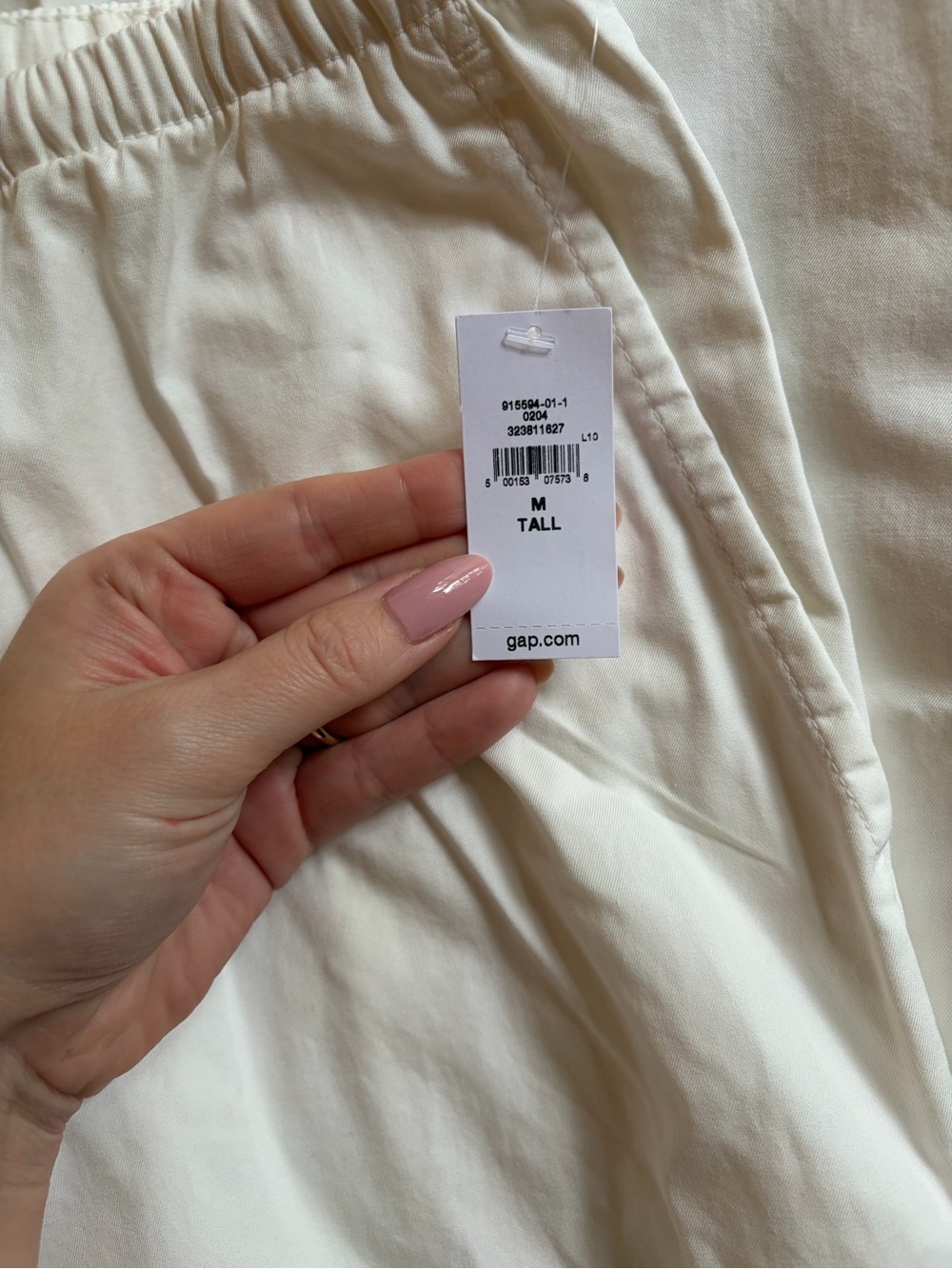 Mid Rise Poplin Relaxed Easy Wide-Leg Pants - Picture 3 of 3